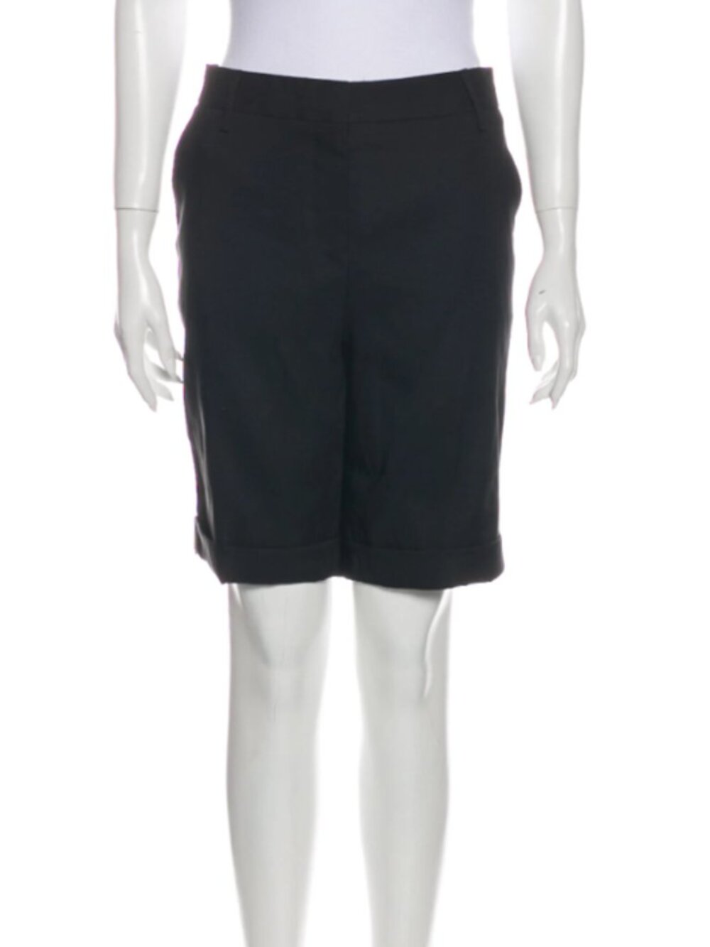 Stella McCartney black knee length shorts Sz M
